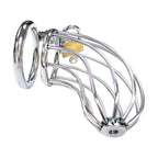 Rouge Chastity Cock Cage – Stainless Steel 115mm Length with Padlock > Bondage Gear > Male Chastity