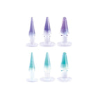 Glitzy Trainer 3 In 1 Dong 5 Inch Kit Purple With Three Graduated Sizes > Sex Toys > Dilators