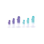 Glitzy Trainer 3 In 1 Dong Kit Purple with 3 Graduated Sizes and Two Tone Color > Sex Toys > Dilators