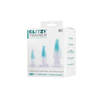 Glitzy Trainer 3 in 1 Dong Kit Set Purple with Three Graduated Sizes and Two Tone Color > Sex Toys > Dilators