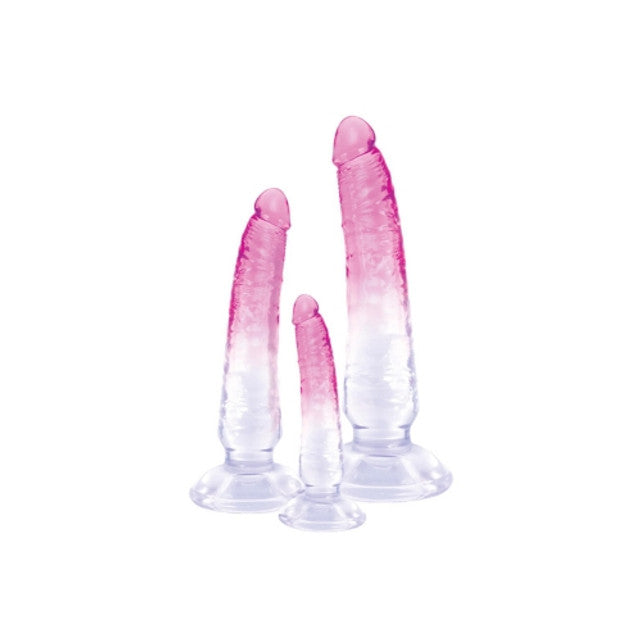 Parti Sapphire 3-in-1 Teasing Kit – Flexible Hygienic PVC-Free Dong Set > Dildos > Realistic Dildos