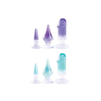 Glitzy Trainer 3 in 1 Dong Mixed Set Purple with 3 Graduated Sizes and Two Tone Color > Sex Toys > Dilators
