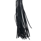 Rouge Leather Studded Long Flogger with Gold Accents – Leather Flogger > Bondage Gear > Whips & Floggers