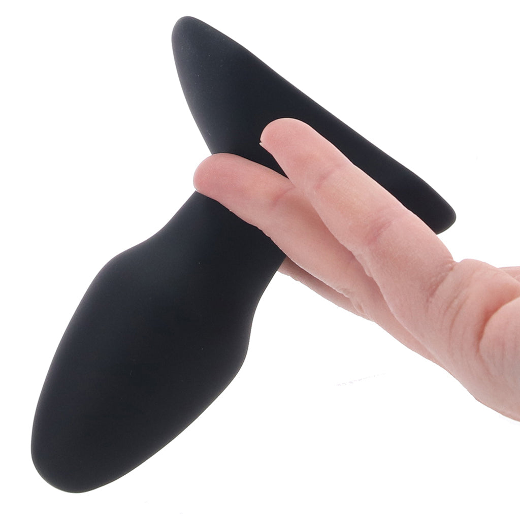 Tapered Probe in Black Silicone with 10 Vibration Functions and Charging > Anal Range > Vibrating Butt Plugs