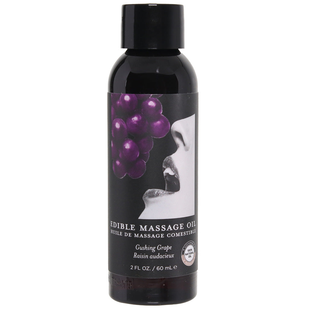 Edible Massage Oil Gushing Grape Flavored 59ml Bottle > Essentials > Massage Oil