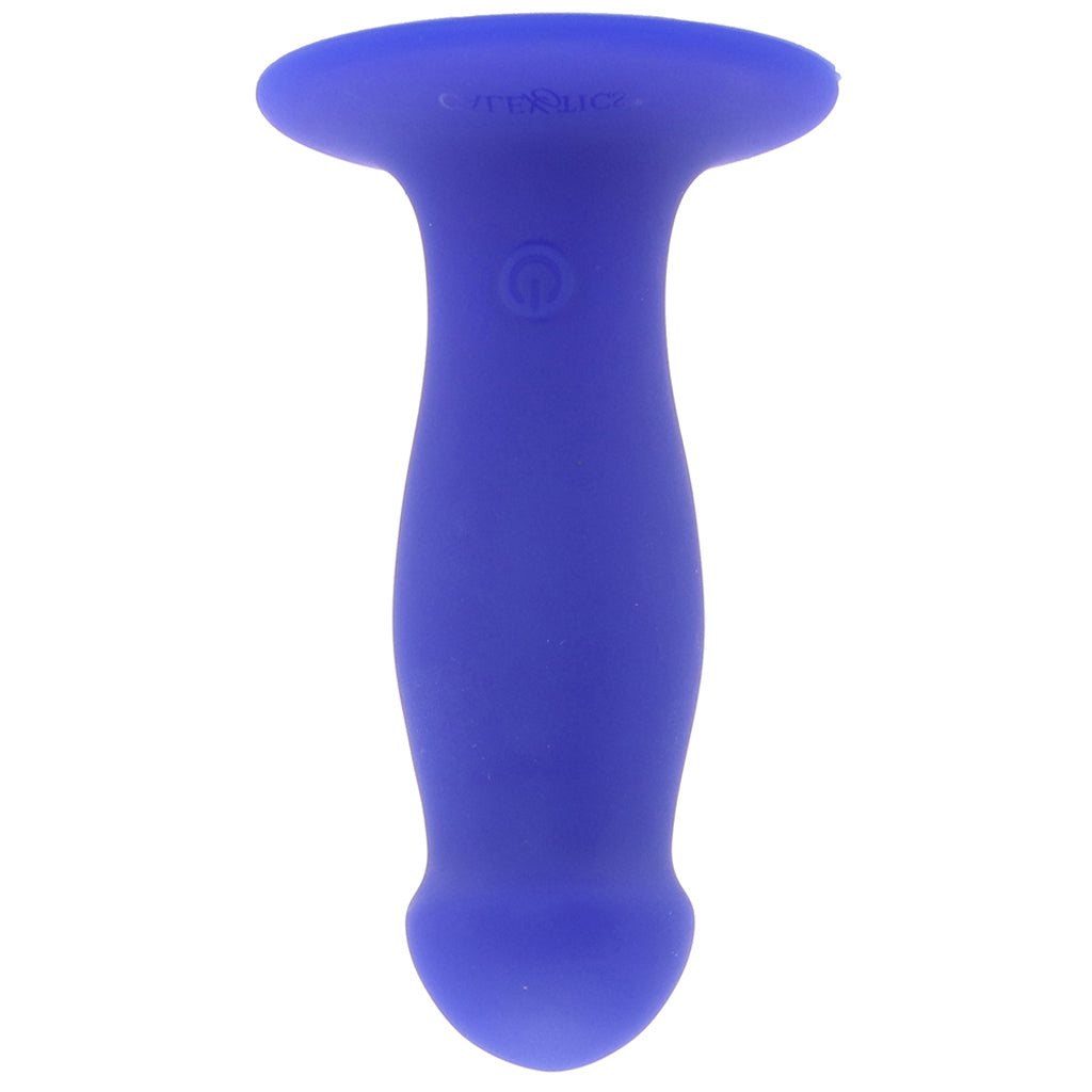 Admiral Liquid Silicone First Mate Blue Firm and Flexible Vibrating Probe with Suction Cup Base Secondary image