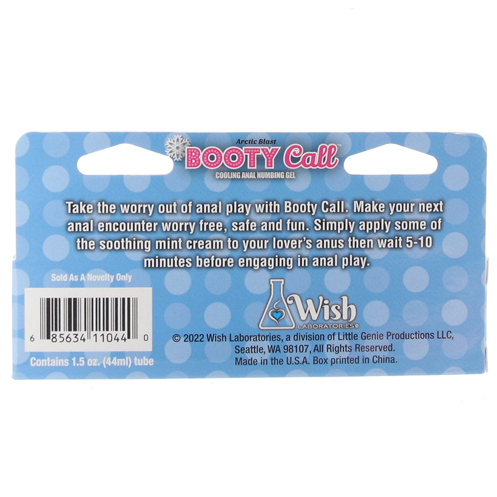 Booty Call Anal Numbing Gel Arctic Blast 44ml Secondary image