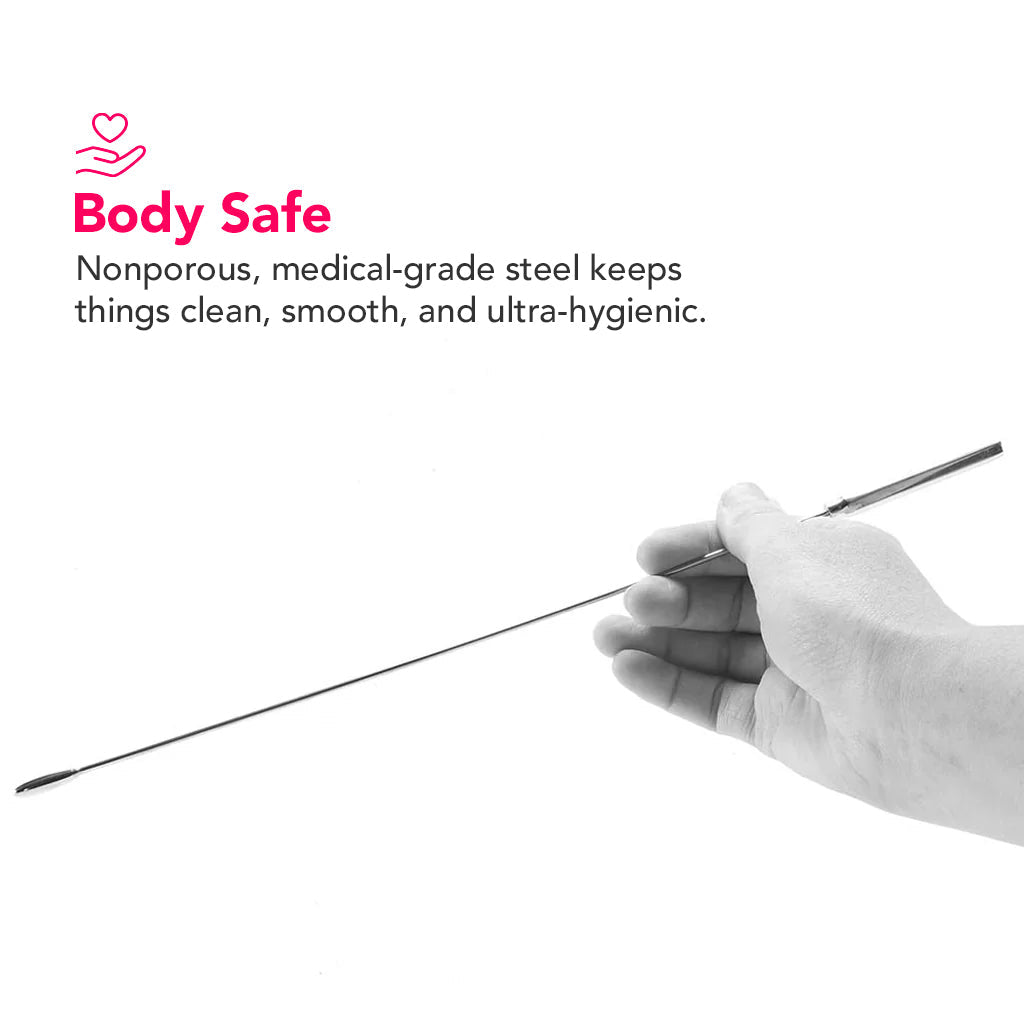 Rouge Rose Bud 12 Piece Dilator Set – Stainless Steel Dilators > Sex Toys For Men > Sounding Rods