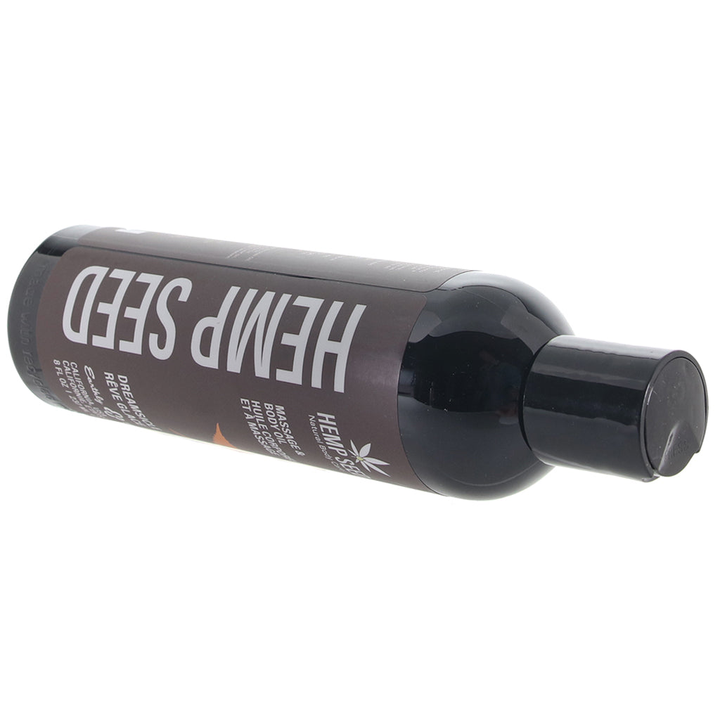 Dreamsicle Hemp Seed Massage and Body Oil Tangerine and Plum Scented 237 ml Secondary image