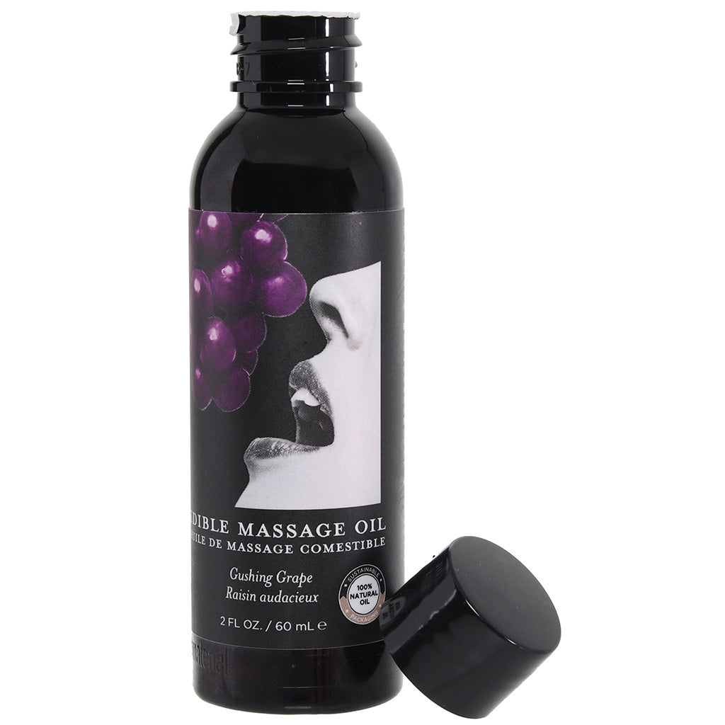 Edible Massage Oil Gushing Grape Flavored 59ml Bottle > Essentials > Massage Oil
