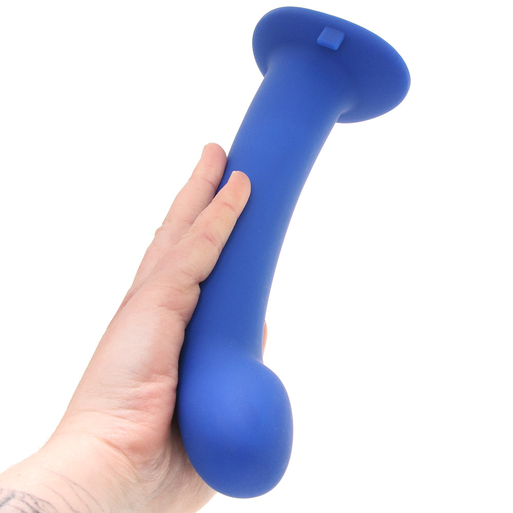 Pegasus 8 Inch Remote Control Blue P-Spot G-Spot Silicone Peg with Harness Included Secondary image