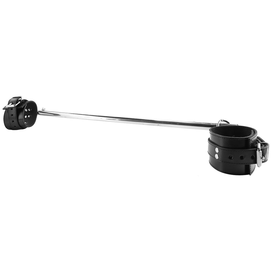 Rouge Adjustable Spreader Bar with Detachable Leather Cuffs – 24 to 38 Inch BDSM Restraint Secondary image