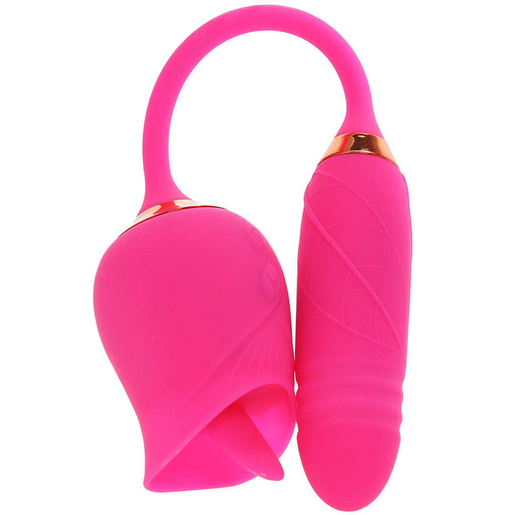 Pink Pussycat Licking Rose Vibe Main image