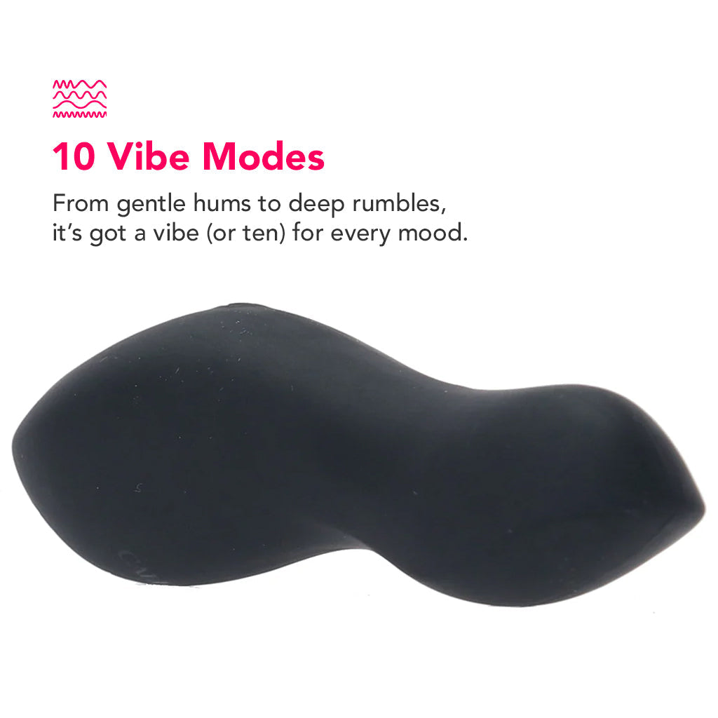 Boundless Perfect Curve Black Liquid Silicone Massager with 10 Intense Functions Waterproof > Vibrators > Standard Vibrators