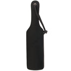 Black Leather Red Heart Paddle