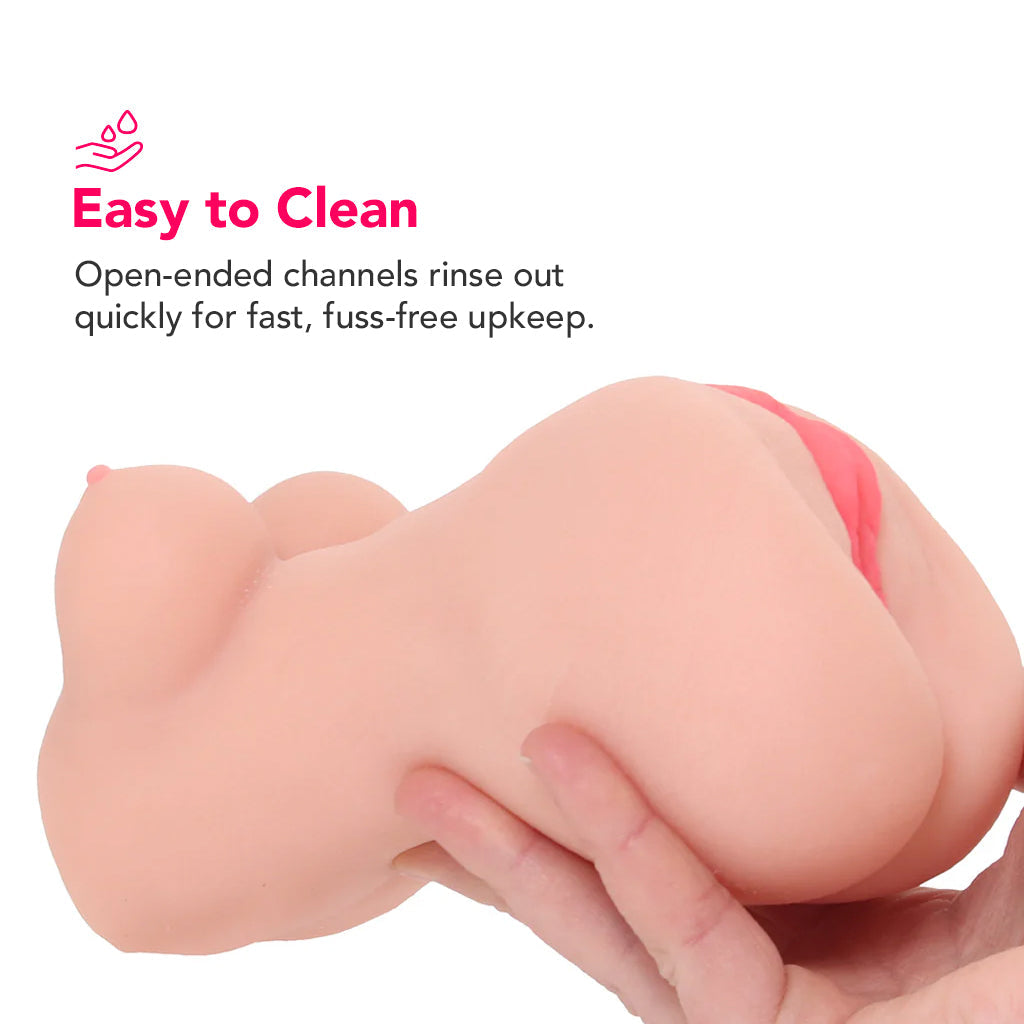 Jada Stevens Torso Stroker with Realistic Texture and Firm Grip Secondary image