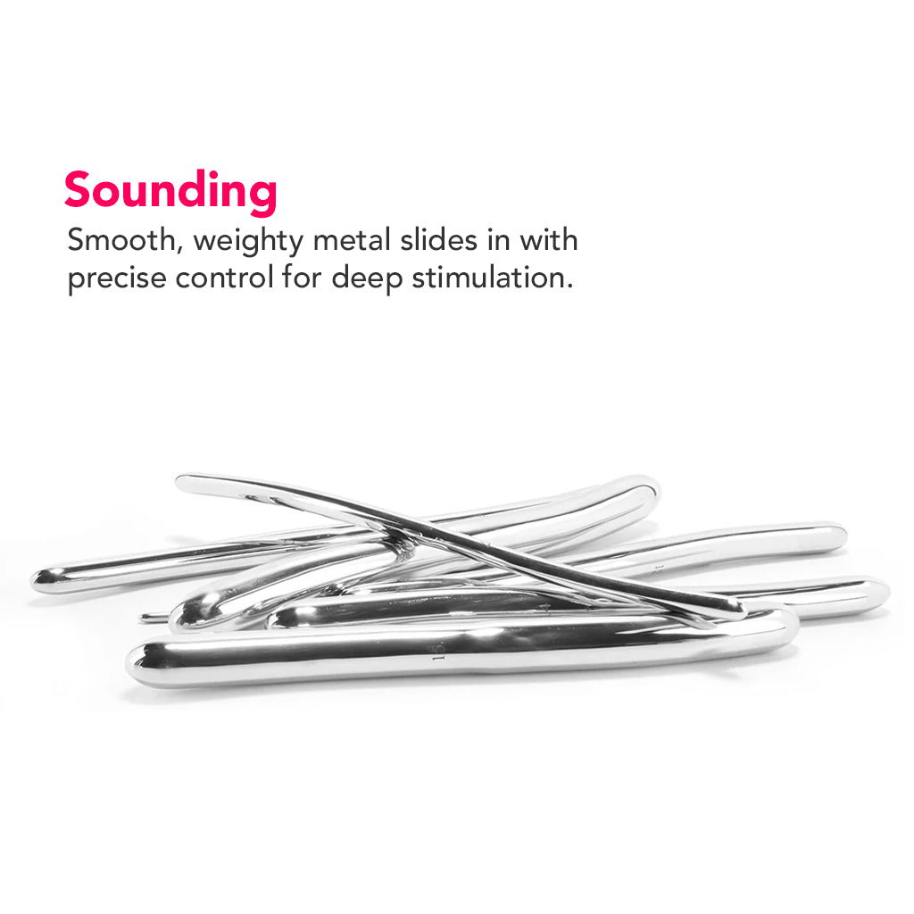 Rouge Stainless Steel Hegar Dilator Set > Sex Toys For Men > Sounding Rods
