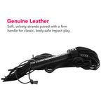 Long Suede Flogger in Black