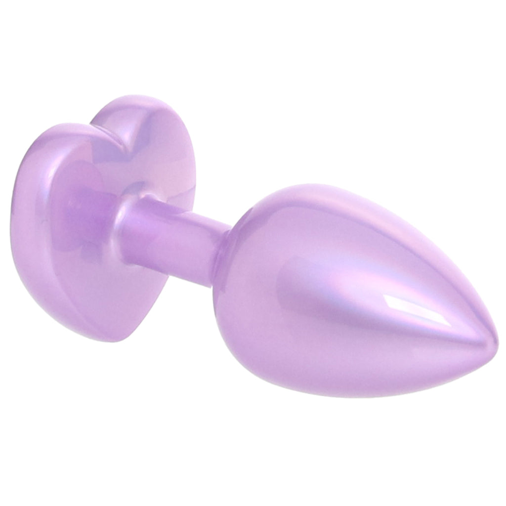 Jewel Small Amethyst Heart Plug (2.25 inch) Secondary image