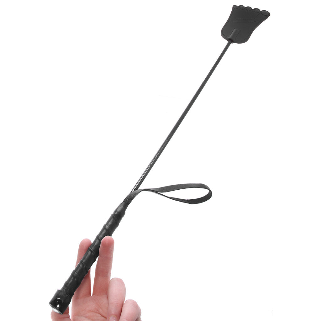 Rouge Leather Foot Riding Crop – Fiberglass Reinforced Leather Crop > Bondage Gear > Crops