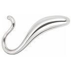 Rouge Steel Hollow Curved Wand 7 Inch – Surgical Grade Stainless Steel Wand > Dildos > Neutral Dildos