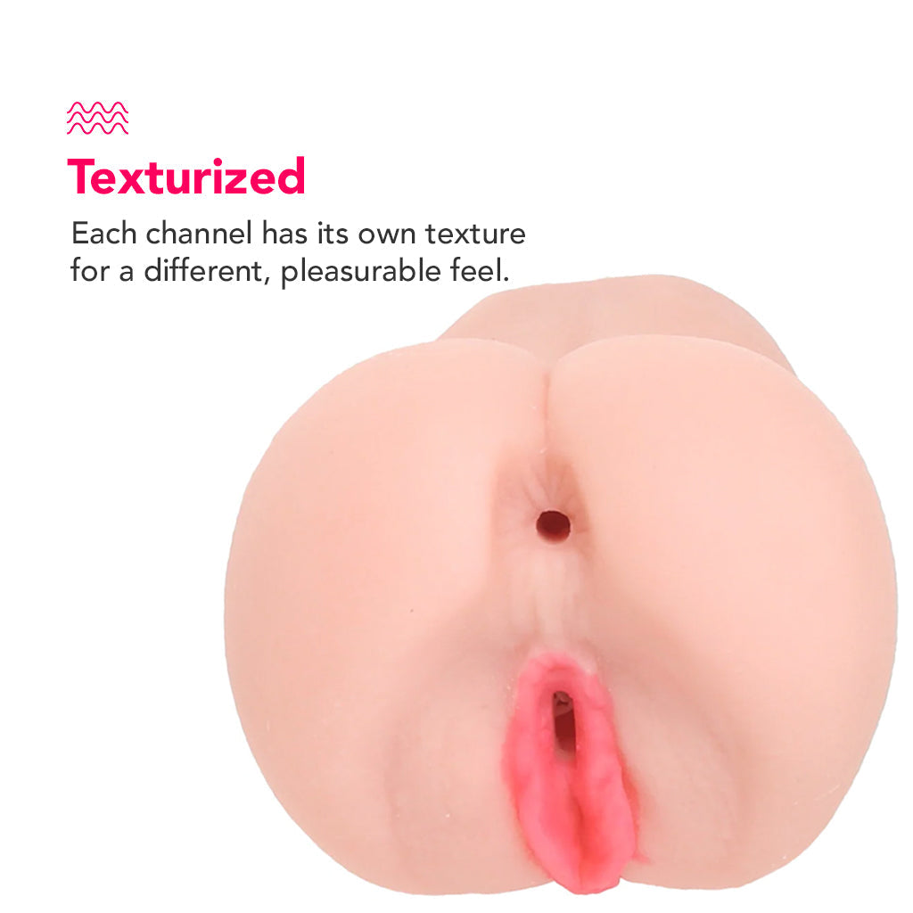 Jada Stevens Torso Stroker with Realistic Texture and Firm Grip > Sex Toys For Men > Masturbators > Pornstar