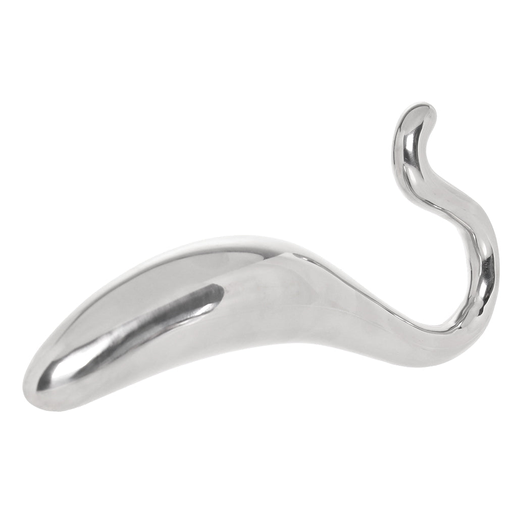 Rouge Steel Hollow Curved Wand 7 Inch – Surgical Grade Stainless Steel Wand > Dildos > Neutral Dildos