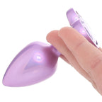 Jewel Small Amethyst Heart Plug (2.25 inch) > Anal Range > Jewel Butt Plugs