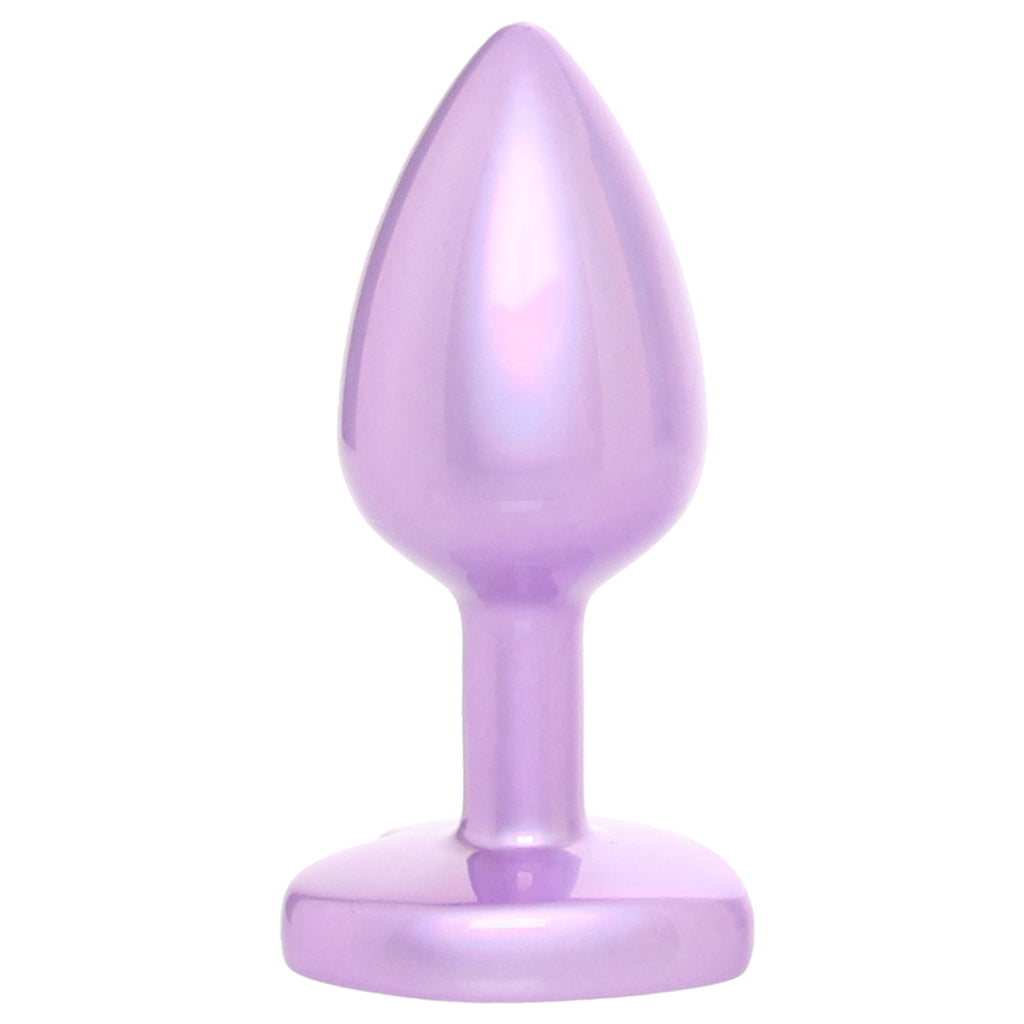 Jewel Small Amethyst Heart Plug (2.25 inch) > Anal Range > Jewel Butt Plugs
