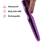 Rechargeable Tapered Anal Probe – Ultra-Powerful Slender Design with 10 Vibration Functions Purple 14 cm > Anal Range > Butt Plugs