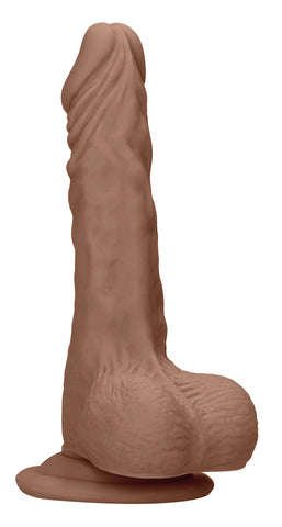 RealRock 8 Inch Realistic Dong with Balls – Phthalate-Free Dong > Dildos > Realistic Dildos