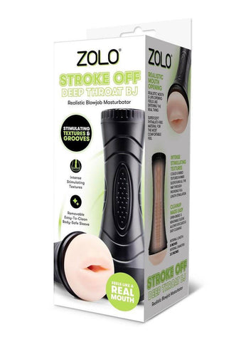 Zolo Deepthroat BJ – Textured Sleeve Male Masturbator > Sex Toys For Men > Masturbators > Manual