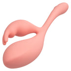 Elle Liquid Silicone Bunny 7.25 Inch Pink Flexible Vibrator | Dual Motor > Sex Toys For Ladies > Clitoral Vibrators and Stimulators