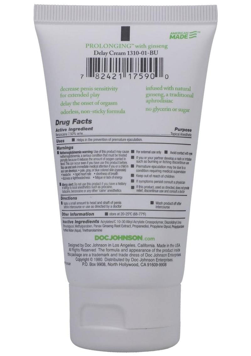 Proloonging Delay Cream for Men 56 Gram Tube > Essentials > Mens Enhancers