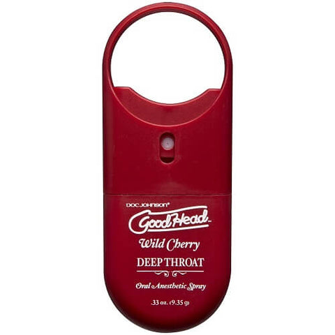 GoodHead To-Go Deep Throat Spray (Wild Cherry) – Oral Desensitizing Spray Red > Lube > Oral Gels & Sprays