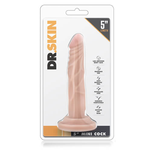 Dr Skin 5 Inch Mini Cock Vanilla Flavor > Dildos > Slim Dildos