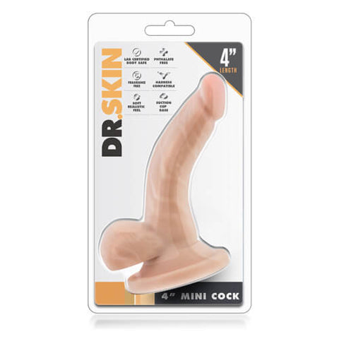 Dr. Skin Mini Cock Vanilla 4 Inch Adult Intimacy Toy > Dildos > Slim Dildos