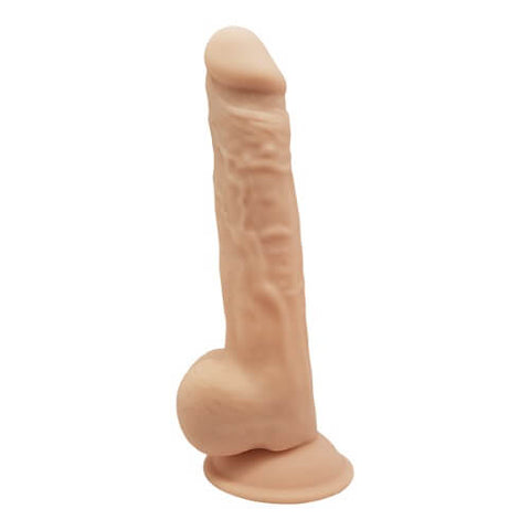 SilexD 9.5 Inch Model 1 Flesh Premium Silicone Dildo Dual Density with Suction Cup Default Title > Realistic Dildos and Vibes > Large Dildos