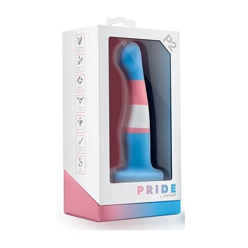 Avant Pride P2 True Blue Silicone Dildo Dongs Neutral