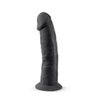 Silexd 7.5 Inch Model 2 Black Premium Silicone Dildo Dual Density Default Title > Dildos > Realistic Dildos