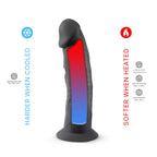 Silexd 7.5 Inch Model 2 Black Premium Silicone Dildo Dual Density > Dildos > Realistic Dildos
