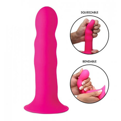 Adrien Lastic Hitsens 2 Pink Silicone Dildo 6.5 Inch > Realistic Dildos and Vibes > Neutral Dildos
