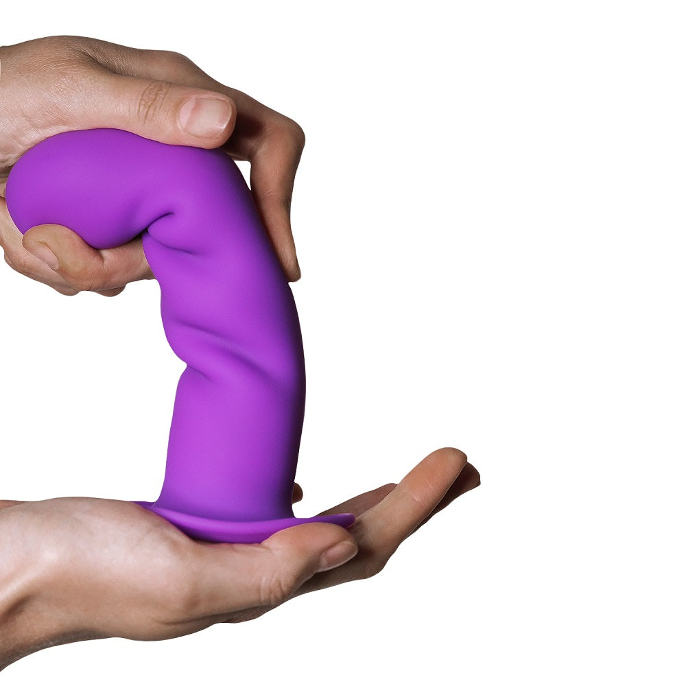 Adrien Lastic Hitsens 3 Purple Silicone Dildo 7 Inch with Suction Cup Secondary image