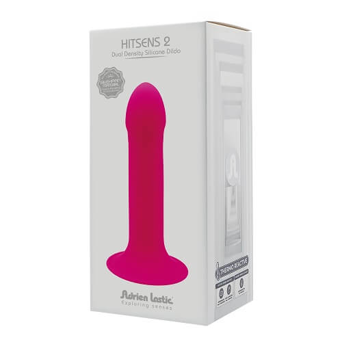 Adrien Lastic Hitsens 2 Pink Silicone Dildo 6.5 Inch > Dildos > Neutral Dildos
