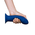 Adrien Lastic Hitsens 1 Blue 7 Inch Dual Density Silicone Dildo > Dildos > Neutral Dildos