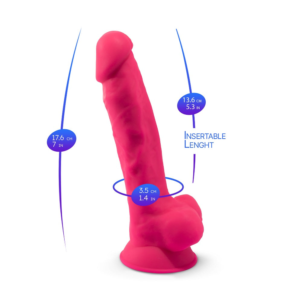 Silexd Premium Silicone 7 Inch Dildo – Flexible and Firm Silicone Dildo > Dildos > Realistic Dildos