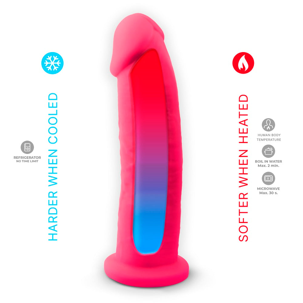 SilexD 9 Inch Model 2 Pink Premium Silicone Dildo Dual Density > Realistic Dildos and Vibes > Large Dildos