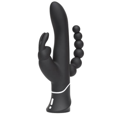 Happy Rabbit Triple Curve Rabbit Vibrator Black with Triple Motor and 21 Vibration Modes Default Title VIBRATORS-RABBIT-MULTI