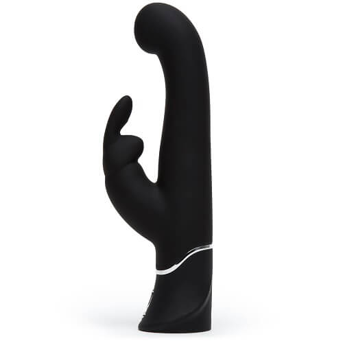 Happy Rabbit G-Spot Stroker Rabbit Vibrator Black Waterproof with Dual Motors and 15 Functions VIBRATORS-RABBIT-MULTI