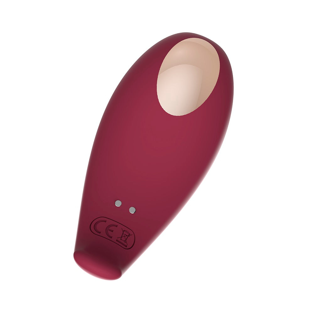 Adrien Lastic Inspiration Clitoral Suction Stimulator and Vibrating Egg with Remote Control in Burgundy Air Pulsation
